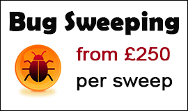 Bug Sweeping Cost in Horsham